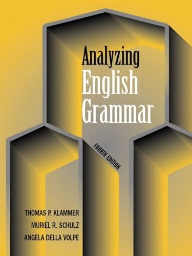 Analyzing English Grammar, Fourth Edition