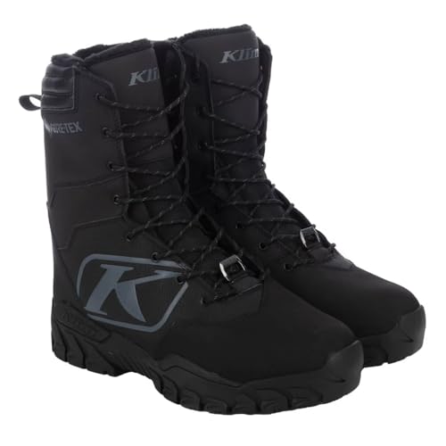 KLIM Men's Force GTX Snowmobile Boots - US Size 11 - Black - Asphalt