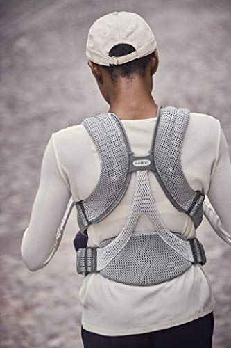 Image of BabyBjorn Baby Carrier Free, 3D mesh, Gray