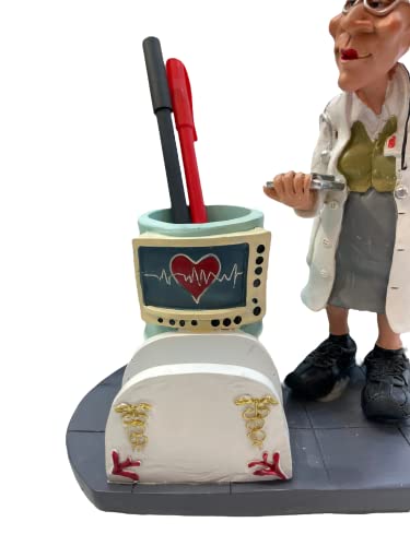 Image of AUGEN Polyresin Funny Doctor Idol Statue Showpiece for Home Decor Decoration and Gifting (1 Piece, 6723-I3)