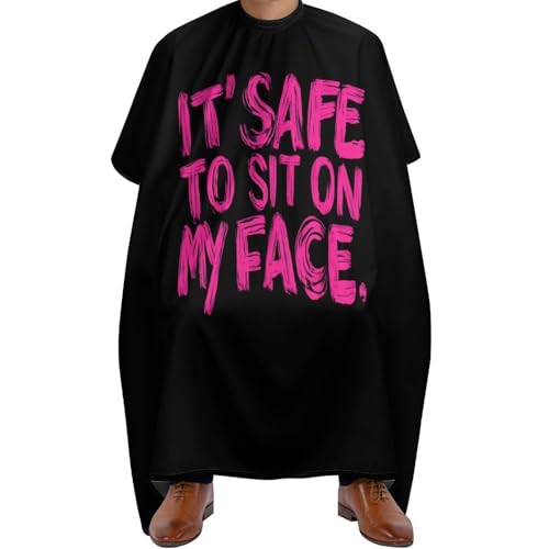 Safe To Sit On Barber Cape Waterproof