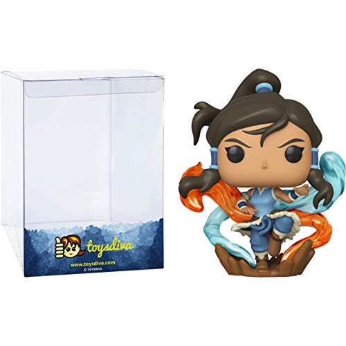 Korra: Funk O Pop! Animation Vinyl Figure Bundle With 1 Compatible 'Toysdiva' Graphic Protector (761 - 46948 - B)