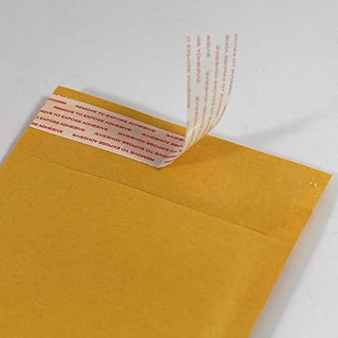 AM-Ink 1000 Pcs #000 4x8 Kraft Bubble Padded Envelopes Mailers Self Adhesive Shipping Bags Cover