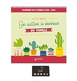 Lot Calendrier Familial Mural Septembre 2022 Décembre 2023 BOUCHUT + 1 Index Adhésif Blumie