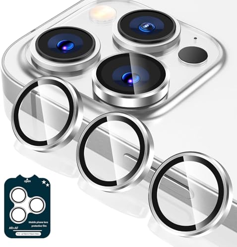 Image of Mobile Camera Lens Protector Compatible for iPhone 16 Pro & iPhone 16 Pro Max Grey