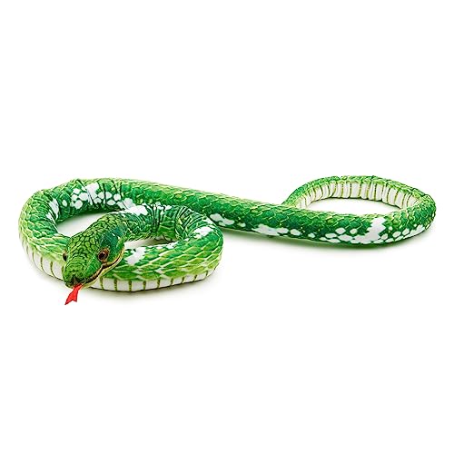 Zappi Co Kids Stuffed Soft Cuddly Plush Snake Toy, Part of Safari Animals Collection: Realistic and Lifelike - Image 2
