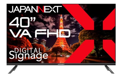 【Amazon.co.jp限定】JAPANNEXT 40インチ VAパネル搭載 フルHD(1920x1080)解像度 大型液晶モニター JN-V40FHD-U HDMI ビデオ/音声出力 コアキシャル音声出力 USB再生対応 リモコン同梱 【2年保証】 - JAPANNEXT - 商品画像