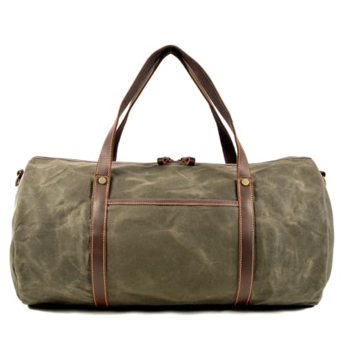 Bolso de viaje impermeable tipo duffle bag con correa de hombro para hombres y mujeres