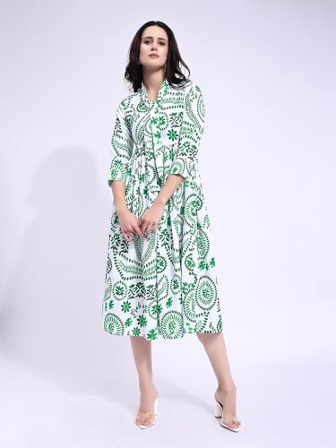 Image of PURVAJA Women's Maxi Cotton Blend Dress