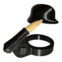 Soldat-Salut Bierflaschenhelm Aus PLA – Wiederverwendbarer Flaschenverschluss In Helm-Form, 6,5 X 5 X 4,5 Cm, Schwarz – Ideal Für Grillpartys & Geschenke