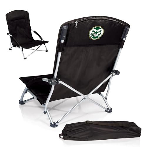 PICNIC TIME ONIVA - a Brand Colorado State Rams - Tranquility Portable Beach Chair, (Black)
