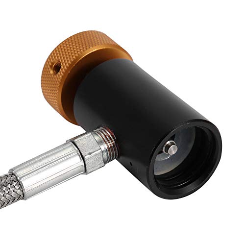 Jeffergarden G1/2 CO2 Cylinder Refill Adapter with Hose for Filling Sodastream Tank(36 inch)