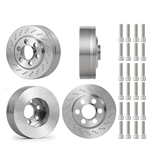 Poids de roues RC 2.2 en acier inoxydable durable pour TRX-4 et SCX10 1/10