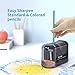 Electric Pencil Sharpener, Jelly Comb Battery Operated Pencil Sharpener(No Cord) Ideal for No.2 and Colored Pencils, Safety Design for Classroom,Home, Office, Artist, Students