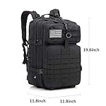 ROARING FIRE Tactical Backpack, Expandable Molle Backpack for The Outdoor, Hiking, 3 Day Pack, Bug Out Bag, - Image 5