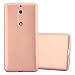 Produktbild Cadorabo Hülle für Nokia 5 2017 in METALLIC Rose Gold - Handyhülle aus flexiblem TPU Silikon - Silikonhülle Schutzhülle Ultra Slim Soft Back Cover Case Bumper