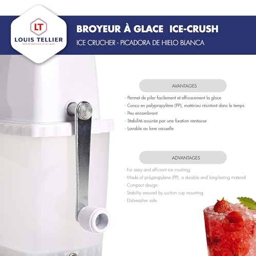 Yoocook LOUIS TELLIER - Broyeur à Glace Blanc en...