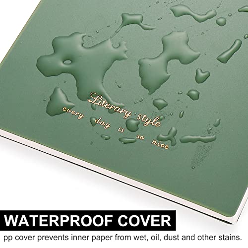 Rhuyoshn Spiral Notebooks Steno Pads Wirebound Memo Notepads, Colorful Moisture Resistant Pp Cover, 5.4" X 8.5", 4 Pads/Pack, 80 Sheets/Pad(Line) #TOP2