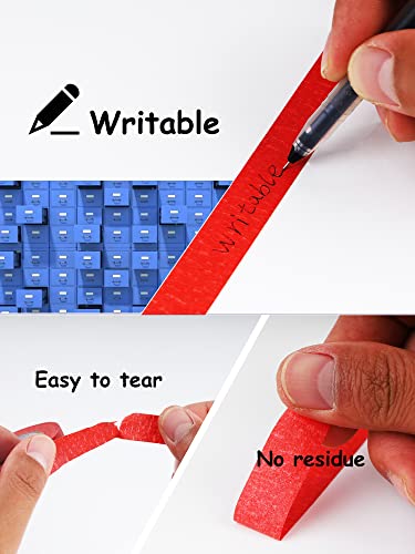 Lichamp Colored Tape, 12 Rolls Colorful Masking Tape Painters Color Craft Tape For Labeling Classroom, 0.6 Inch X 15 Yards Per Roll #TOP3