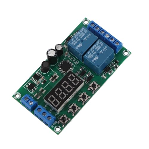 Módulo de relé, Módulo de relé de Atraso 2 Canal Pulso YF-7 C7-30V Válvula Solenóide de Controle par