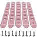 Opall Front Door & Back Door Aluminum Grab Handle Cover For 2007-2018 Jeep Wrangler JK & Unlimited 4 Door (Pink-5PCS)