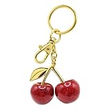 Photo Gallery one tap only portachiavi rosso ciliegia ciondolo borsa portachiavi accessori regali per borse borse ciondoli catena estensore per borse, portachiavi rosso, 12.3 x 7.1 x 2.5 centimeters Photo Gallery one tap only portachiavi rosso ciliegia ciondolo borsa portachiavi accessori regali per borse borse ciondoli catena estensore per borse, portachiavi rosso, 12.3 x 7.1 x 2.5 centimeters