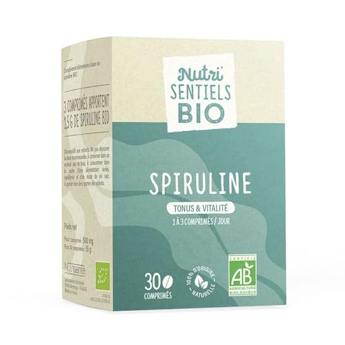 Vitavea Santé Les Essentiels Spiruline Bio Tonus & vitalité 30 comprimés