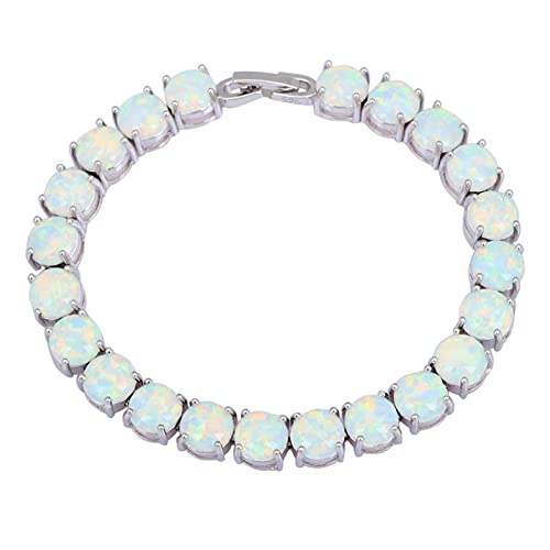 Bracelets pour adolescentes et femmes en opale rose et bleu pour sublimer le quotidien