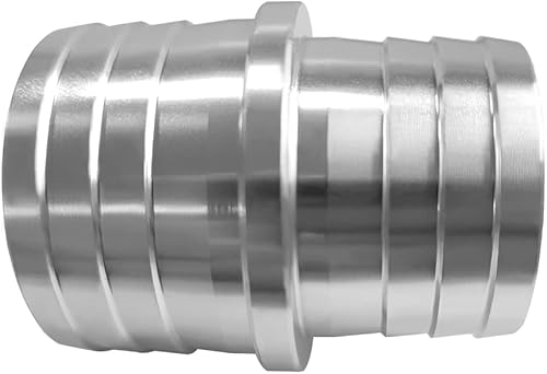 ANPTGHT Acoplador de empalme de manguera de 1-14 a 1-12 pulgadas, accesorio de reparación, conector de adaptador de aluminio, radiador,