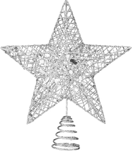 �N���X�}�X�c���[ �g�b�v ��䊐� �����c���[ �X�^�[ �� �g�b�v�X�^�[ ���� �I�[�i�����g ������� �N���X�}�X���� �f�R���[�V���� �X�^�[ ���^�g�b�v�X�^�[��䊐��̓S�̑����̖؂̏�̐��̃X�p���R�[���̏c�̌�䊐��̃N���X�}�X�̑����̋��� (25cm,�V���o