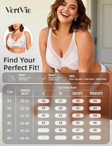 Image of Vertvie Minimizer Bra for Women Underwire Full Coverage