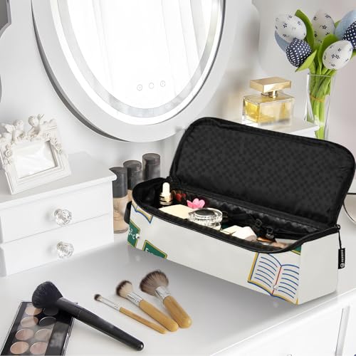 Organizador 2 en 1 para herramientas de cabello con tapete resistente al calor, estuche de viaje de doble capa para planchas, rizadores y estilizador de volumen, estándar miniatura 7