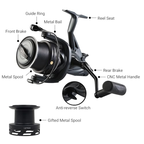 SIMBAE 鯉スピニングリール 4.9:1