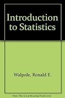 Introduction to Statistics, Second Edition By Ronald E. Walpole 0024240400 Book Cover