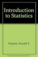 Introduction to Statistics, Second Edition By Ronald E. Walpole 0024241504 Book Cover