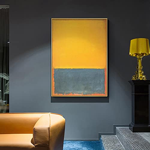 Art mural moderne abstrait multicolore sur toile 50x70cm sans cadre pour salon