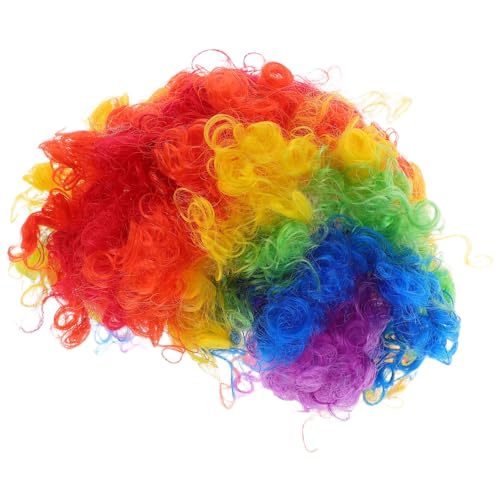 Perruques Afro halloween et cosplay iplusmile lot de 4 accessoires de déguisement