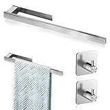 (INSTALACIÓN SIN ESFUERZO) Olvídate de herramientas y complicaciones. Nuestro accesorio de baño sin taladro se adhiere de forma segura a cualquier superficie lisa, como azulejos, vidrio o metal, y se puede instalar en cuestión de minutos.