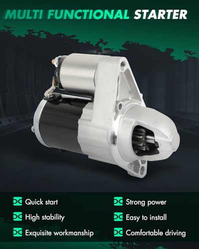 Image of SCITOO Starter Motor fit for Dodge for Dart 2.0L 2013-2016,for Dodge for Dart 2.4L 2013-2016 Replacement Starter 19254