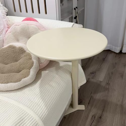 Mesa auxiliar redonda para sofá ideal para desayunos en el salón 3