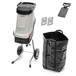 IKRA Elektro Gartenhäcksler Messerhäcksler IMH 2800, inkl. Fangsack 45l, 2800W, inkl. 2x Ersatz-Wendemesser