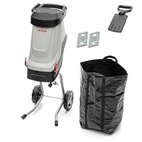 IKRA Elektro Gartenhäcksler Messerhäcksler IMH 2800, Fangsack 45l, 2.800W, inkl. 2 Ersatz-Wendemesser