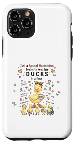 Special Needs Mom Autism Caregivers Cute Mama Duck �X�}�z�P�[�X iPhone 11 Pro �p