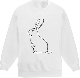 Azeeda 'Rabbit' Kid's Sweatshirt/Jumper (7-8 Years) (KW00012303)