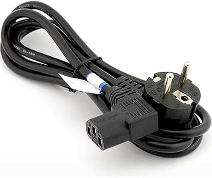 Power kablosu 90 derece L power kablo 3x0.75 mm kanlo 3metre