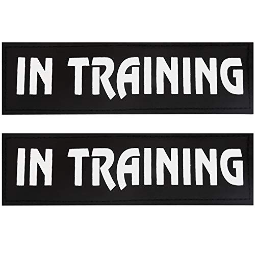 Bolux Dog Vest Patches, 2 PCS Removable Patches for Dog Harness – Emotional Support/Service Dog/in Training/THAREPY Dog/DO NOT PET/Keep Going PU Dog Halter Patches