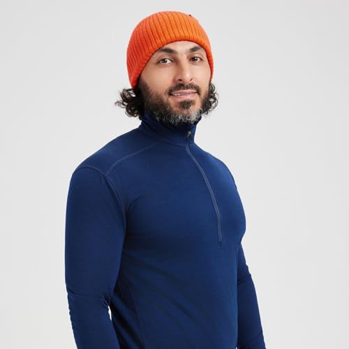 FUQILA MerinoWolle Thermo Beanie Orange – Bild 6
