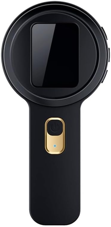 Usb Microscope, Microscope, 200X Handheld Digital Microscope with 2-Inch HD Display, 16 LED Light, Image Stabilisation, Type-C(Black)