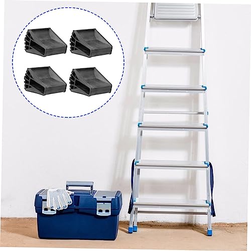 Uonlytech 8 Peças Escada Dobrável Esteira Deslizante Escada Dobrável Antiderrapante Pés Tampa Protet