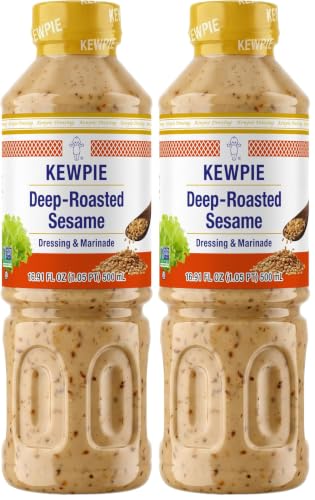 Kewpie DEEP-ROASTED SESAME DRESSING (16.9OZ) (Pack of 2)
